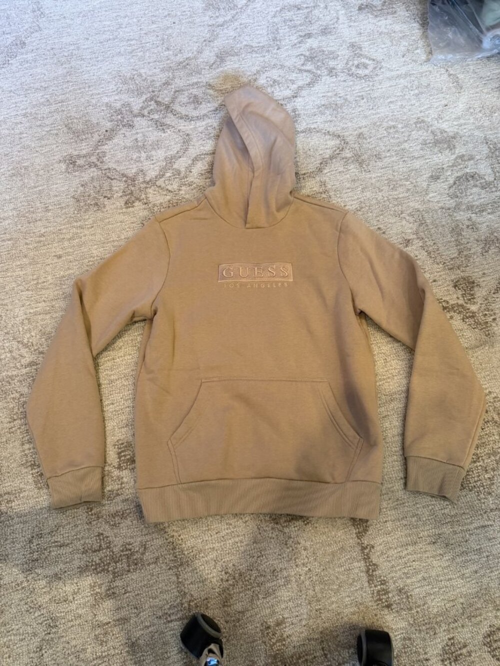 Tan Guess Hoodie XS NWT